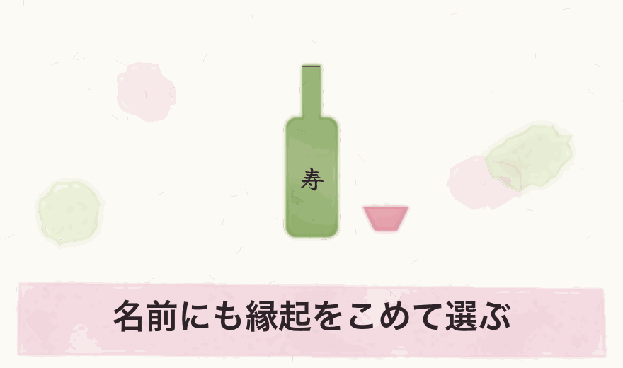 名前にも縁起をこめて選ぶ